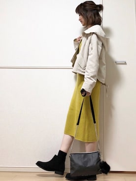 「tocco closet（トッコ　クローゼット）のアイテム（マウンテンパーカー）」を使った、高野軍曹さん（レディース・158cm）の秋コーディネート