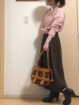 高野軍曹さん(レディース・158cm)の秋コーディネート