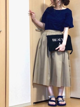 高野軍曹さん（レディース・158cm）の夏コーディネート