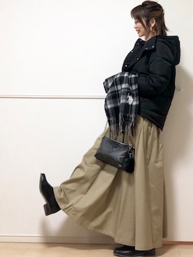 「URBAN RESEARCH Sonny Label（アーバンリサーチサニーレーベル）のアイテム（ジャケット/アウター）」を使った、高野軍曹さん（レディース・158cm）の冬コーディネート