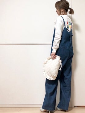 「VIVIAN（ヴィヴィアン）のポインテッドトゥ9.5ｃｍキレイめパンプス（パンプス）」を使った、高野軍曹さん（レディース・158cm）の春コーディネート