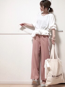 高野軍曹さん（レディース・158cm）の春コーディネート