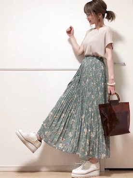 高野軍曹さん（レディース・158cm）の春コーディネート