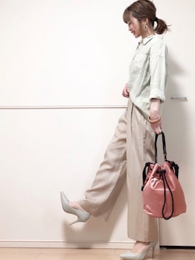 高野軍曹さん(レディース・158cm)の春コーディネート
