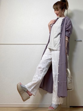 高野軍曹さん（レディース・158cm）の夏コーディネート