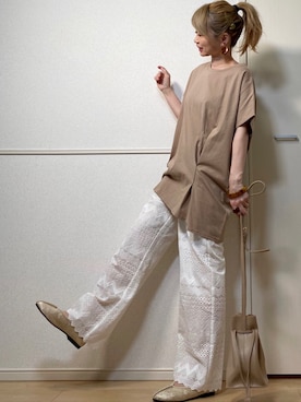 高野軍曹さん（レディース・158cm）の夏コーディネート