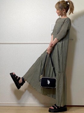 高野軍曹さん（レディース・158cm）の夏コーディネート