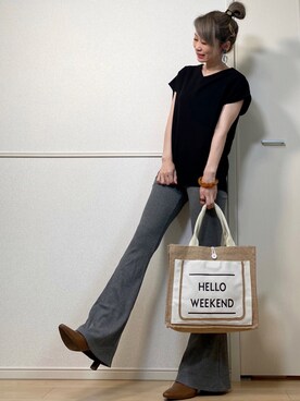 高野軍曹さん(レディース・158cm)の夏コーディネート