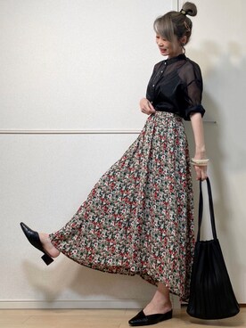 高野軍曹さん(レディース・158cm)の夏コーディネート