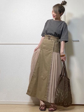 高野軍曹さん（レディース・158cm）の夏コーディネート