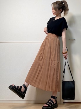 高野軍曹さん（レディース・158cm）の夏コーディネート