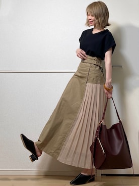 高野軍曹さん(レディース・158cm)の夏コーディネート