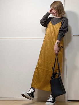 「リップスター」｜「アイテム（腕時計）」を使った、高野軍曹さん（レディース・158cm）の秋コーディネート