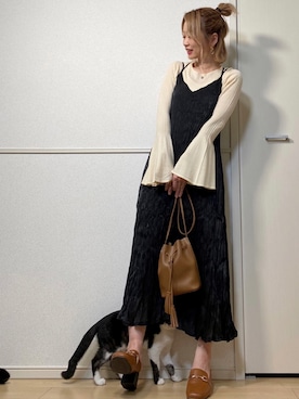 高野軍曹さん（レディース・158cm）の秋コーディネート