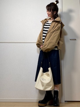 高野軍曹さん(レディース・158cm)の冬コーディネート