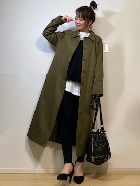 高野軍曹さん(レディース・158cm)の冬コーディネート