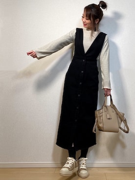 高野軍曹さん（レディース・158cm）の冬コーディネート