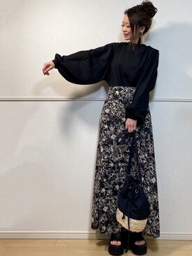 高野軍曹さん（レディース・158cm）の春コーディネート