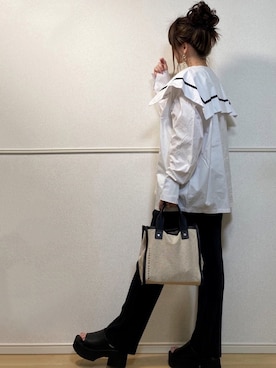 高野軍曹さん（レディース・158cm）の春コーディネート