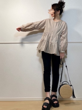 高野軍曹さん(レディース・158cm)の春コーディネート