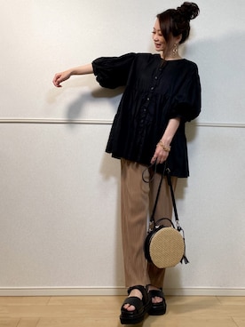 「ancloset」｜高野軍曹さん（レディース・158cm）の春コーディネート