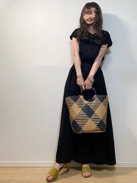 「RODE SKO」｜「アイテム（その他）」を使った、高野軍曹さん（レディース・158cm）の夏コーディネート