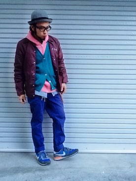 「J.N.R.D.（ジェイエヌアールディー）のアイテム」を使った、歌右衛門さん（メンズ・169cm）の冬コーディネート
