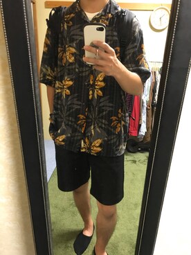 「Rodeo Crowns（ロデオクラウンズ）のアイテム（パンツ）」を使った、takuさん（メンズ・173cm）の夏コーディネート