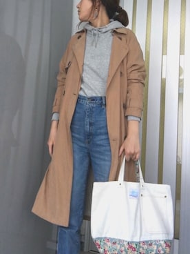 「LOWY（ロヴィ）のアイテム」を使った、yuminyさん（レディース・162cm）の冬コーディネート