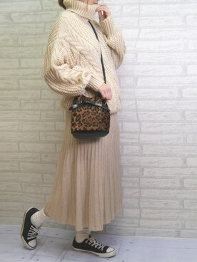 yuminyさん（レディース・162cm）の冬コーディネート