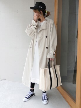 「reca（レカ）のアイテム（レッグウェア）」を使った、yuminyさん（レディース・162cm）の冬コーディネート