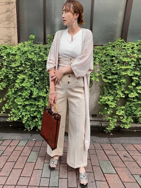 yuminyさん（レディース・162cm）の夏コーディネート