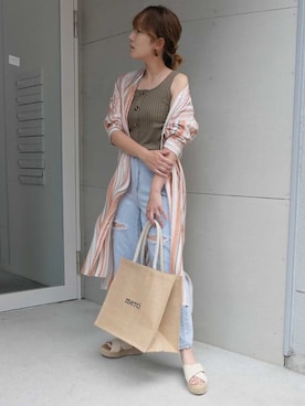 yuminyさん（レディース・163cm）の夏コーディネート