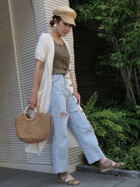 yuminyさん（レディース・162cm）の夏コーディネート