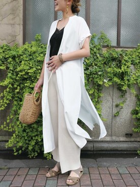 yuminyさん（レディース・163cm）の夏コーディネート