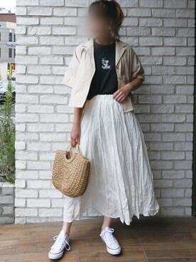 yuminyさん（レディース・162cm）の夏コーディネート