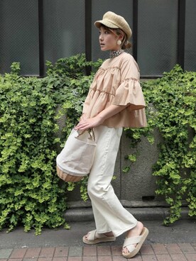 yuminyさん（レディース・162cm）の夏コーディネート