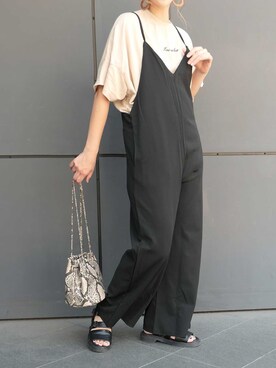 「CORNERS（コーナーズ）のアイテム（アクセサリー）」を使った、yuminyさん（レディース・162cm）の夏コーディネート