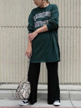 yuminyさん（レディース・162cm）の夏コーディネート