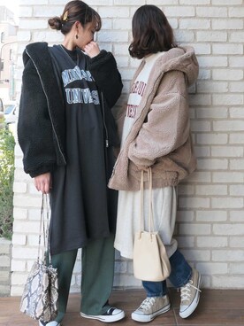 yuminyさん（レディース・162cm）の秋コーディネート