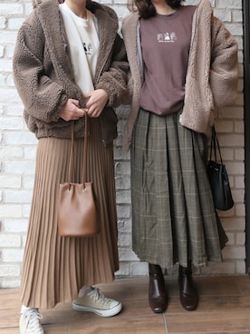 yuminyさん（レディース・162cm）の冬コーディネート