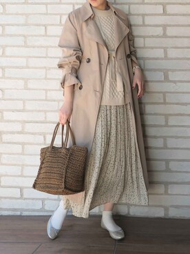 「corners」｜「アイテム（腕時計）」を使った、yuminyさん（レディース・162cm）の春コーディネート