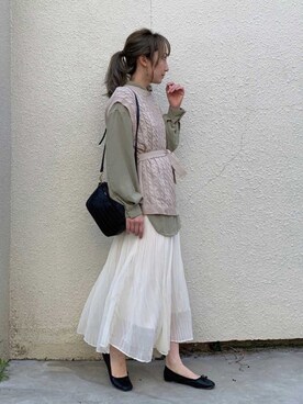 yuminyさん（レディース・162cm）の春コーディネート