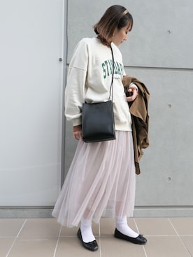 「corners」｜「アイテム（トレンチコート）」を使った、yuminyさん（レディース・162cm）の冬コーディネート