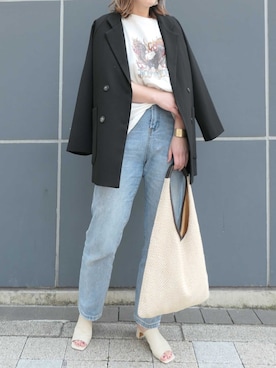 yuminyさん（レディース・162cm）の春コーディネート