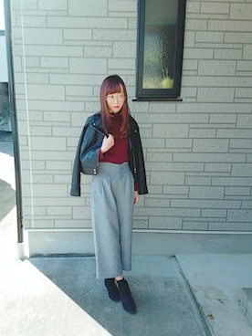 ゆーか︎︎☁︎︎*.さん（レディース・168cm）の春コーディネート