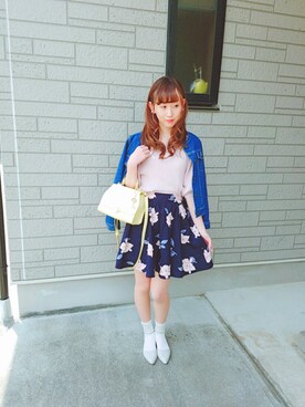 ゆーか︎︎☁︎︎*.さん（レディース・168cm）の春コーディネート