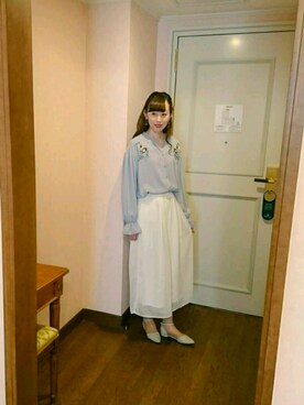 ゆーか︎︎☁︎︎*.さん（レディース・168cm）の春コーディネート