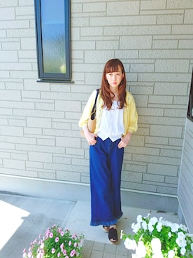 ゆーか︎︎☁︎︎*.さん（レディース・168cm）の夏コーディネート