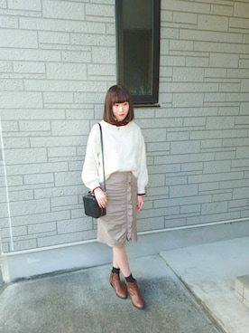 ゆーか︎︎☁︎︎*.さん（レディース・168cm）の冬コーディネート